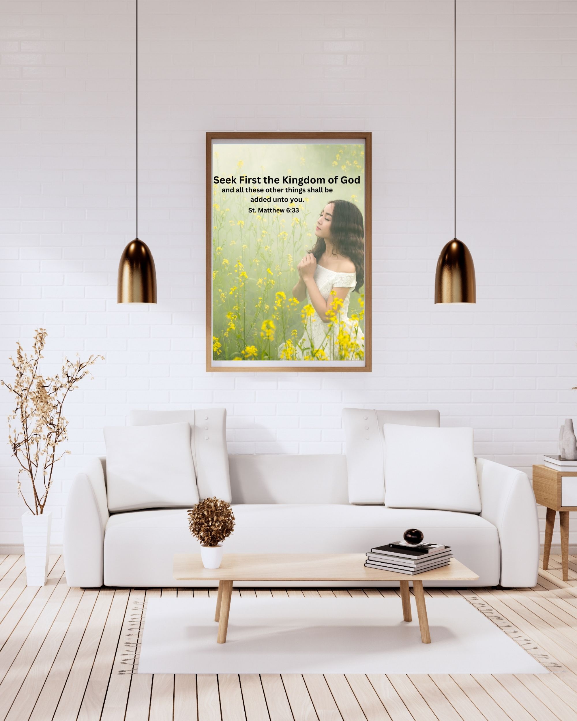 Christian Wall Art Gallery Image | Divine Printables Heavenly Kingdom Christian wall art featuring faith-inspired artwork and inspirational home decor.