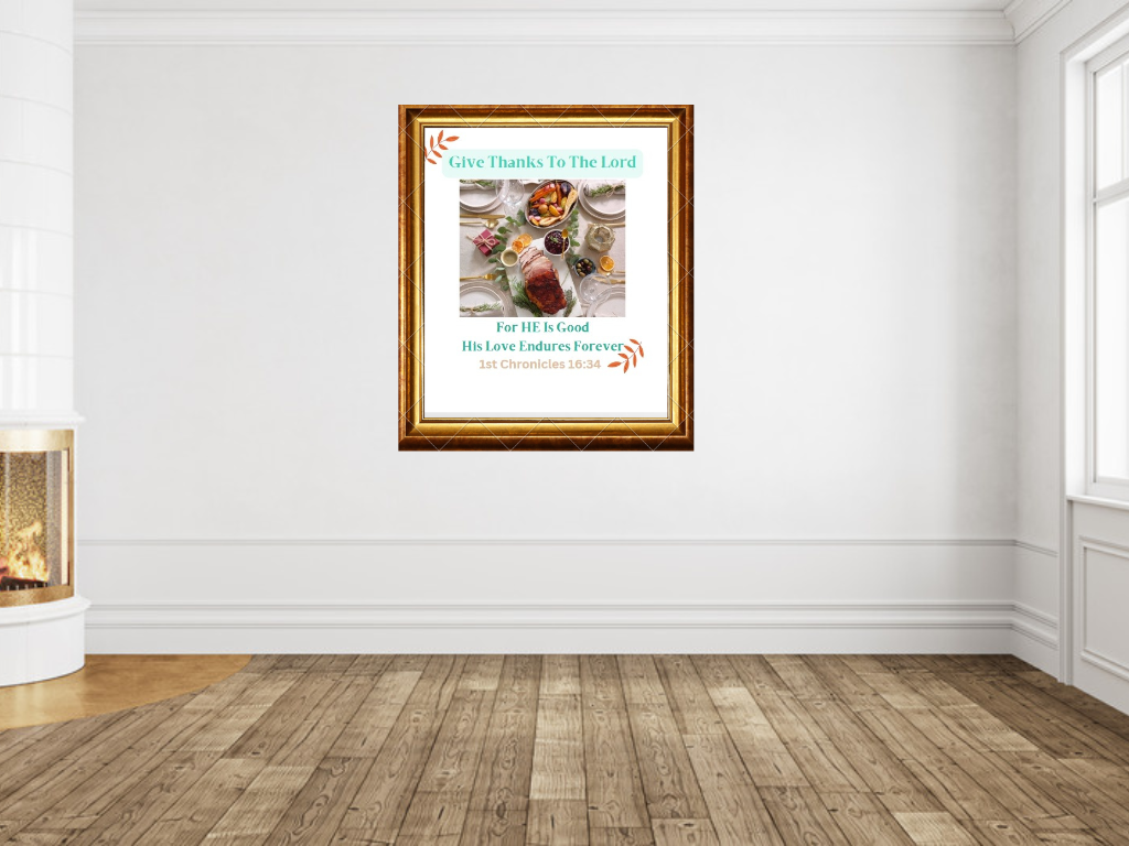 His Goodness Thanksgiving Wall Art His Goodness Thanksgiving scripture wall art printable