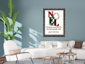 Noel Christmas Scripture Wall Art Printable