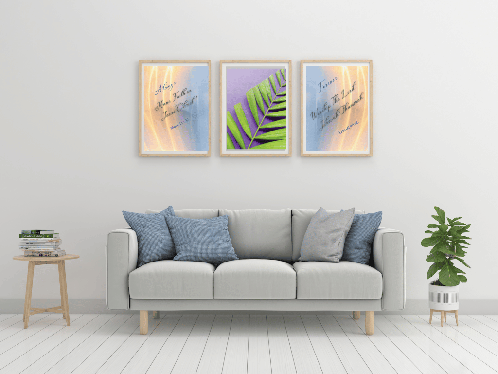 Always Forever Christian Wall Art Trio Always Forever Christian Scripture Wall Art trio featuring timeless faith-inspired designs
