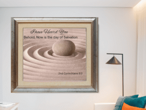 An Uncommon Place Christian scripture wall art framed print